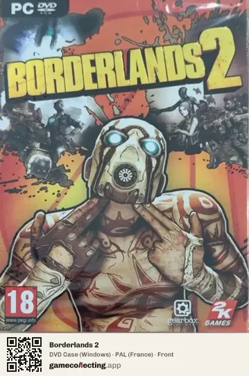Borderlands 2 Computer, France box front