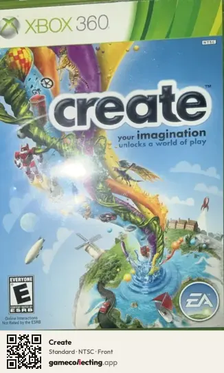 Create Xbox 360, NTSC box front