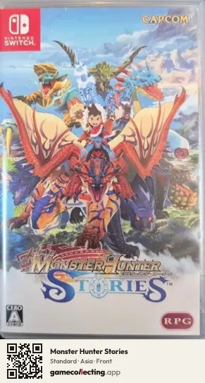 Monster Hunter Stories Nintendo Switch, Asia box front