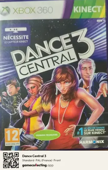 Dance Central 3 Xbox 360, France box front