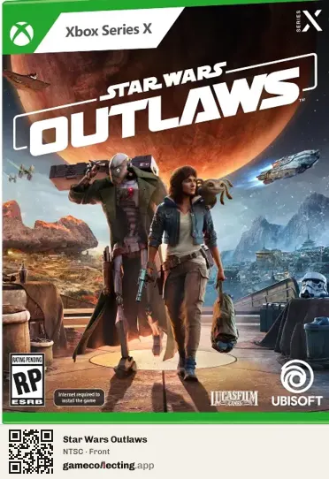 Star Wars Outlaws Xbox Series X, NTSC box front