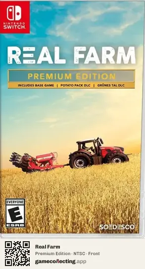 Real Farm Nintendo Switch, NTSC box front