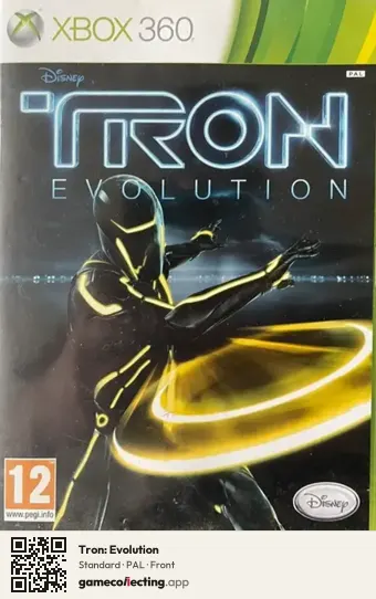 Tron: Evolution Xbox 360, PAL box front