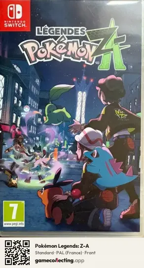 Pokémon Legends: Z-A Nintendo Switch, France box front