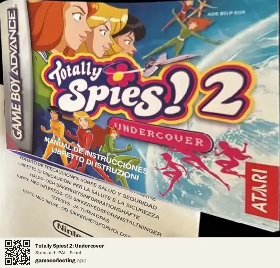 Totally Spies! 2: Undercover Game Boy Advance, PAL box front