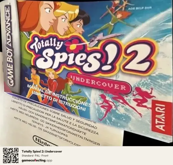 Totally Spies! 2: Undercover Game Boy Advance, PAL box front