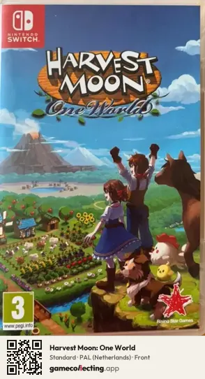 Harvest Moon: One World Nintendo Switch, Netherlands box front