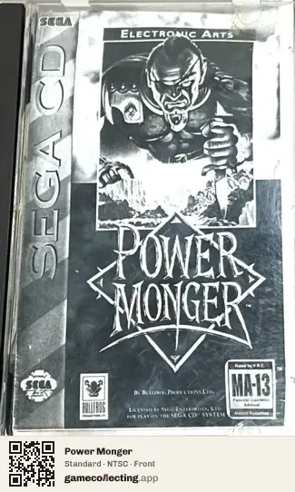 Power Monger Sega Mega-CD / Sega CD, NTSC box front