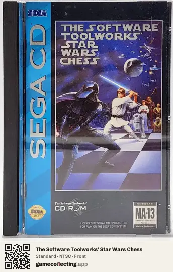 The Software Toolworks' Star Wars Chess Sega Mega-CD / Sega CD, NTSC box front