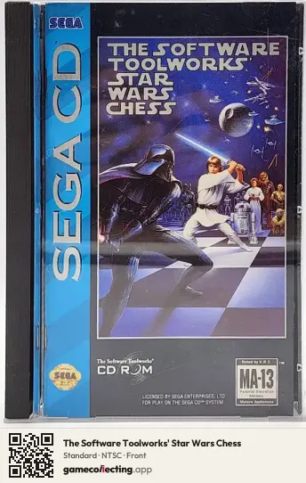 The Software Toolworks' Star Wars Chess Sega Mega-CD / Sega CD, NTSC box front