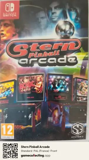 Stern Pinball Arcade Nintendo Switch, France box front