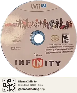 Disney Infinity Nintendo Wii U, NTSC disc