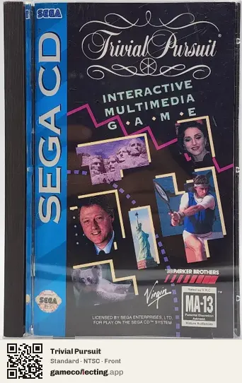 Trivial Pursuit Sega Mega-CD / Sega CD, NTSC box front
