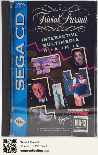 Trivial Pursuit Sega Mega-CD / Sega CD, NTSC box front