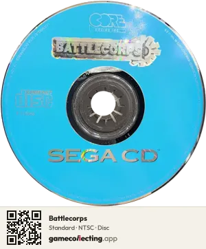 Battlecorps Sega Mega-CD / Sega CD, NTSC disc