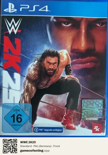 WWE 2K25 PlayStation 4, Germany box front