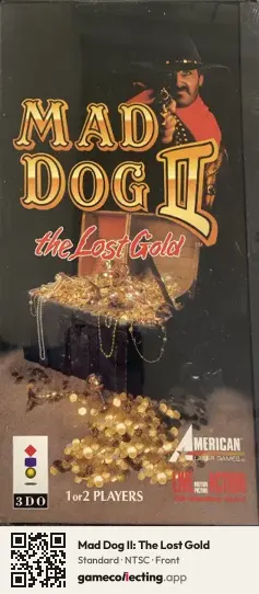 Mad Dog II: The Lost Gold 3DO Interactive Multiplayer, NTSC box front