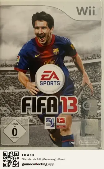 FIFA 13 Nintendo Wii, Germany box front
