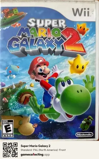 Super Mario Galaxy 2 Nintendo Wii, North America box front