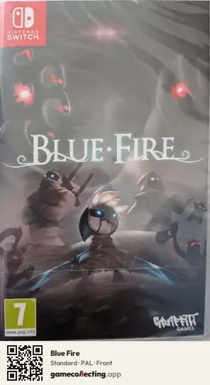 Blue Fire Nintendo Switch, PAL box front