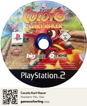 Cocoto Kart Racer PlayStation 2, PAL disc