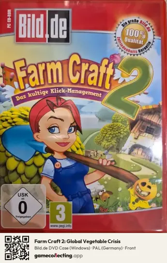 Farm Craft 2: Global Vegetable Crisis Computer, Germany box front