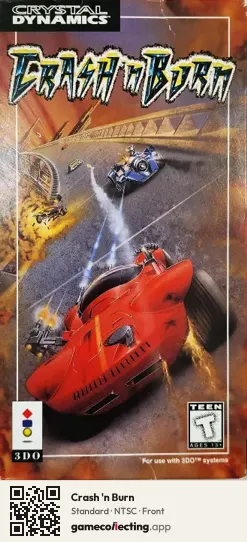 Crash 'n Burn 3DO Interactive Multiplayer, NTSC box front