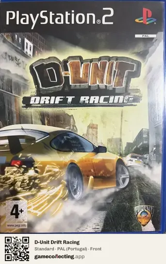 D-Unit Drift Racing PlayStation 2, Portugal box front