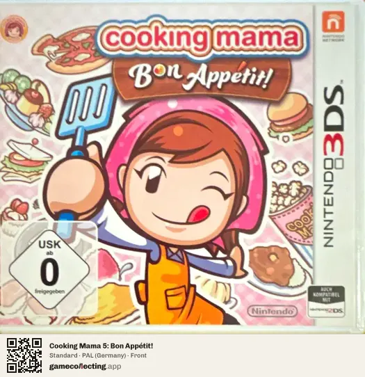 Cooking Mama 5: Bon Appétit! Nintendo 3DS, Germany box front