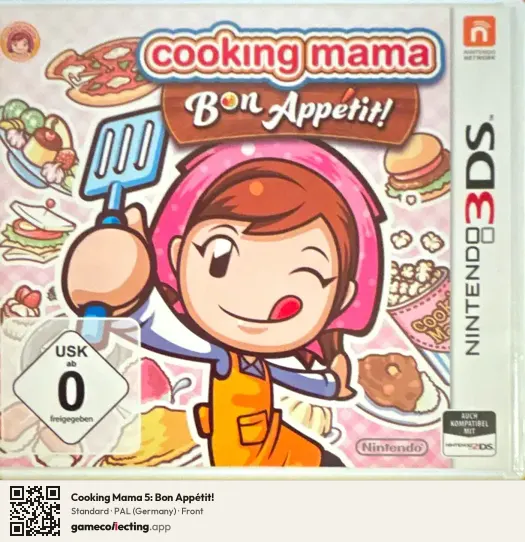 Cooking Mama 5: Bon Appétit! Nintendo 3DS, Germany box front