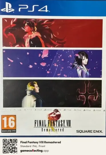 Final Fantasy VIII Remastered PlayStation 4, PAL box front