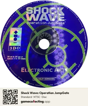 Shock Wave: Operation JumpGate 3DO Interactive Multiplayer, NTSC disc