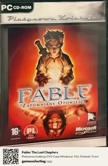 Fable: The Lost Chapters Computer, Poland box front