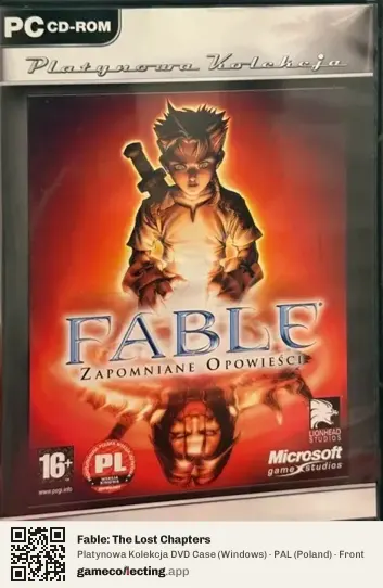 Fable: The Lost Chapters Computer, Poland box front