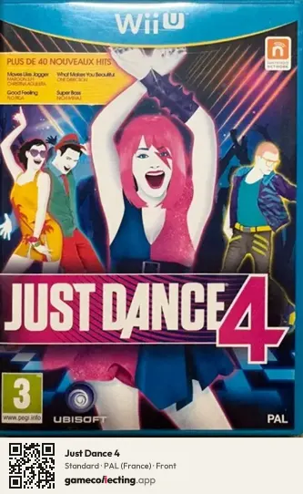 Just Dance 4 Nintendo Wii U, France box front