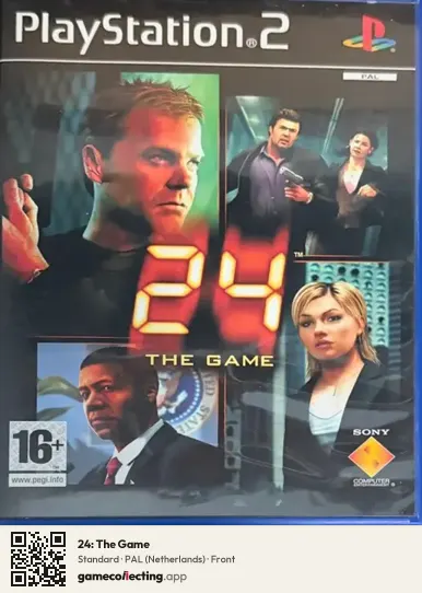 24: The Game PlayStation 2, Netherlands box front