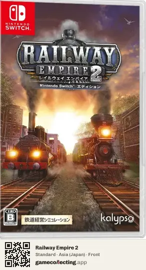 Railway Empire 2 Nintendo Switch, Asia box front