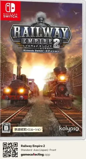 Railway Empire 2 Nintendo Switch, Japan box front