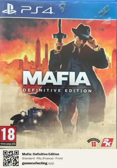 Mafia: Definitive Edition PlayStation 4, France box front