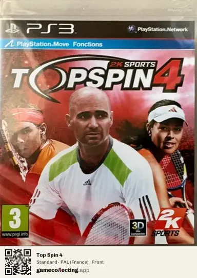 Top Spin 4 PlayStation 3, France box front