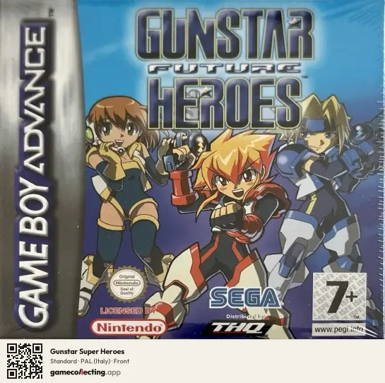 Gunstar Super Heroes Game Boy Advance, Italy box front