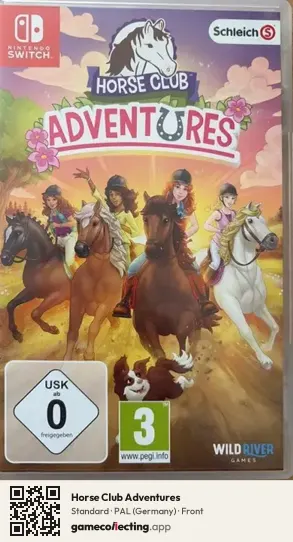 Horse Club Adventures Nintendo Switch, Germany box front