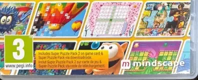 Super Puzzle Pack 2, the PEGI square on its front