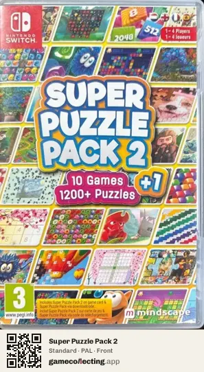 Super Puzzle Pack 2 Nintendo Switch, PAL box front