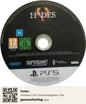Hades PlayStation 5, PAL disc