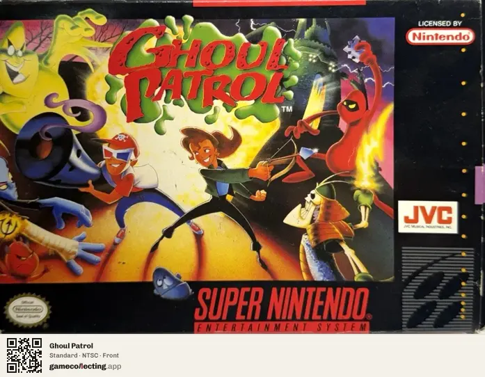 Ghoul Patrol Super Nintendo Entertainment System, NTSC box front