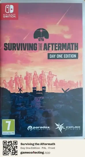 Surviving the Aftermath Nintendo Switch, PAL box front