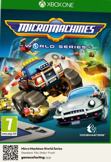 Micro Machines World Series Xbox One, Italy box front