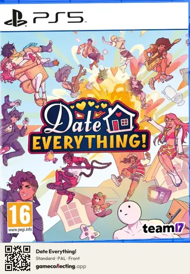Date Everything! PlayStation 5, PAL box front