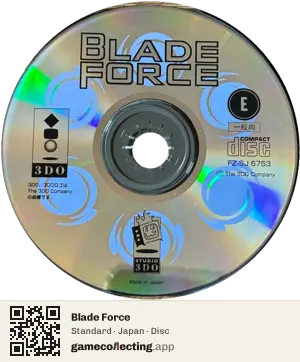 Blade Force 3DO Interactive Multiplayer, Japan disc